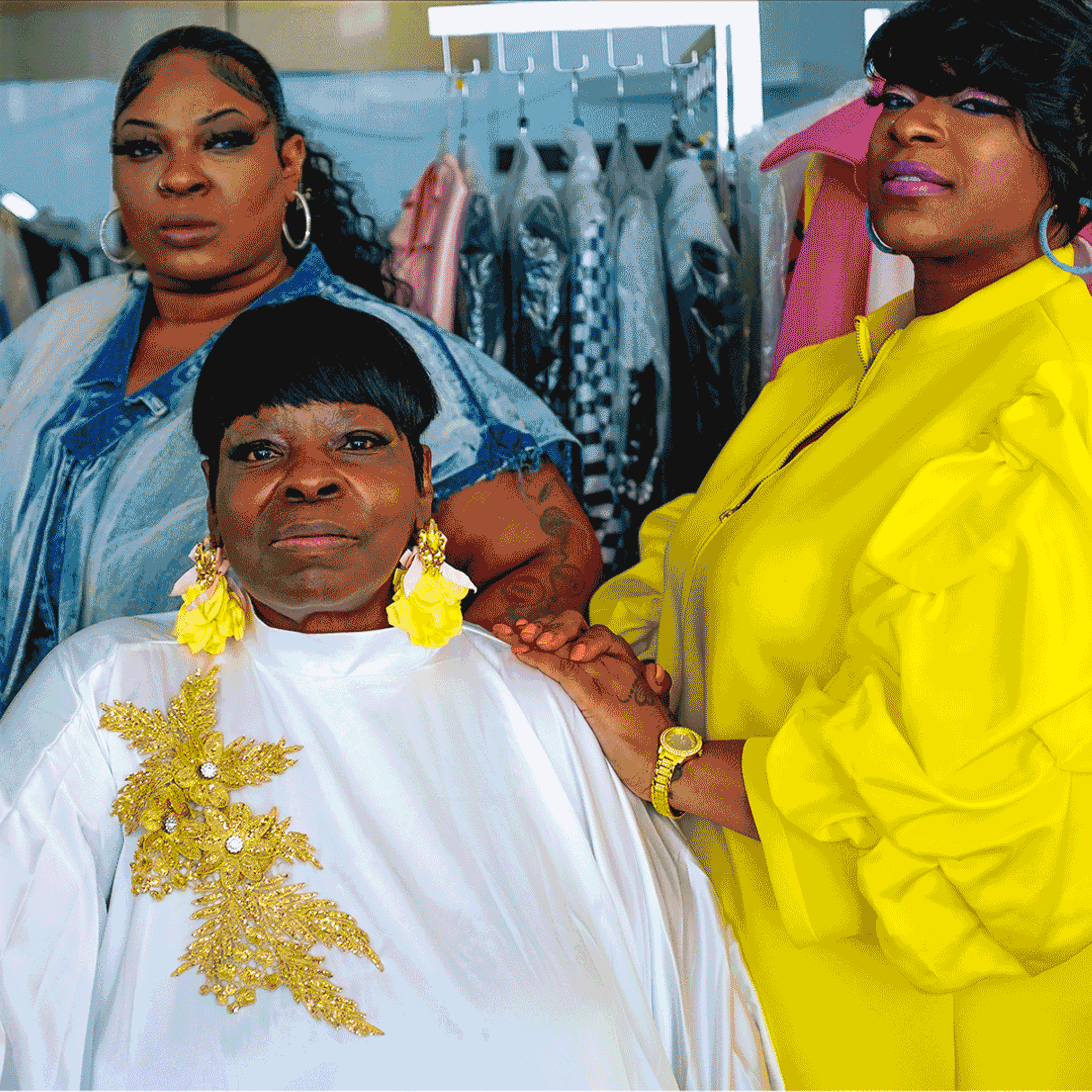 A rotating gif of artists DIIV, Mount Kimbie, Bktherula, Annie and the Caldwells, Ripple Effect, Guy Blackman, Fat Dog