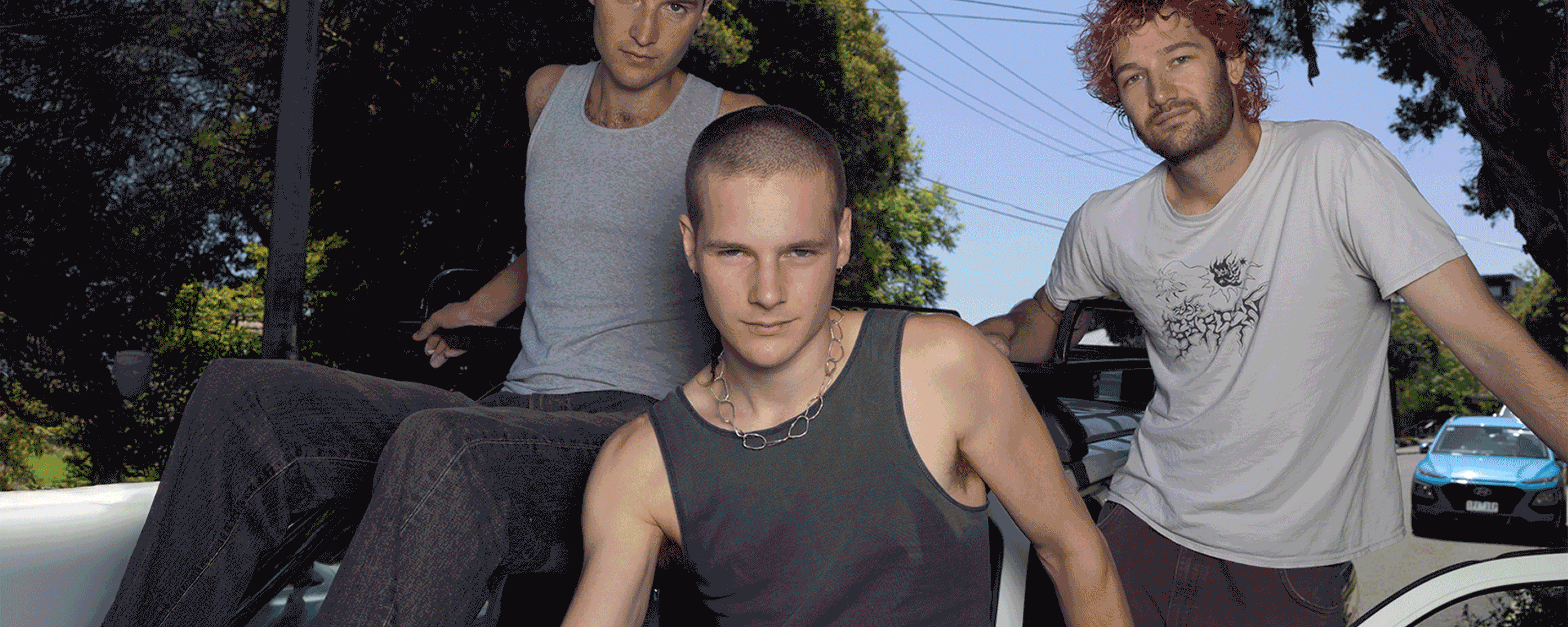 A gif of musicians including Gregor, Andras and Oscar, Little Ugly Girls, Sidney Phillips, npcede, Ryan Davis, Tenniscoats and Guy Blackman
